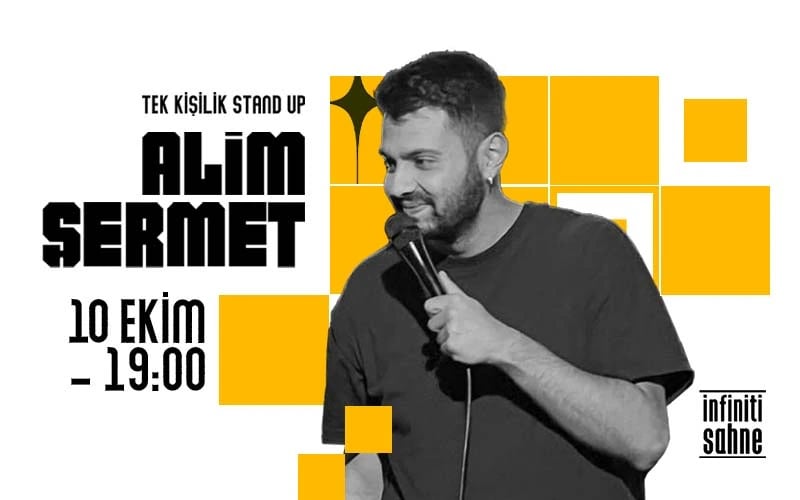 Alim Şermet - Stand up poster