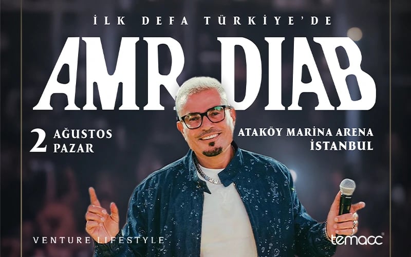 Amr Diab Konseri poster
