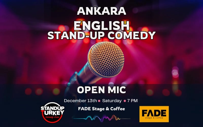 Ankara English Stand-up Comedy Open Mic poster