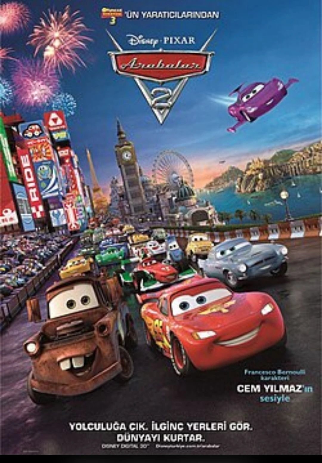 Arabalar 2 Film Gösterimi