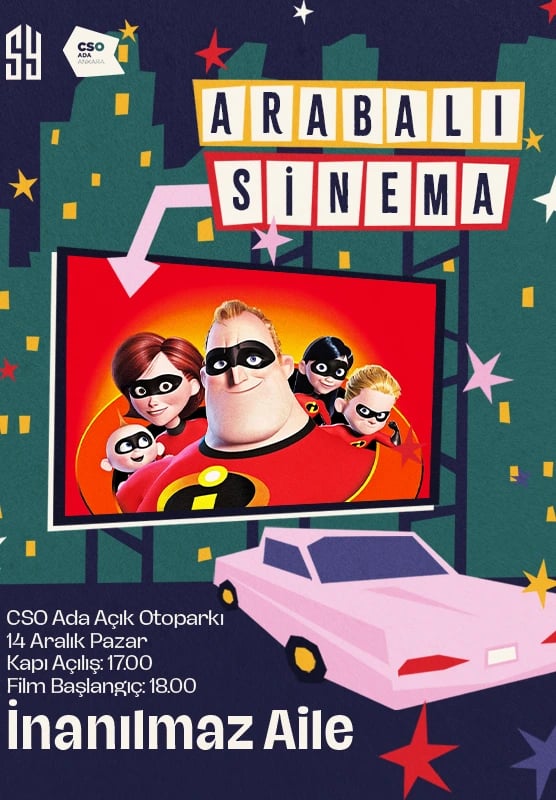 Arabalı Sinema : İnanılmaz Aile (2004 - Dublajlı)