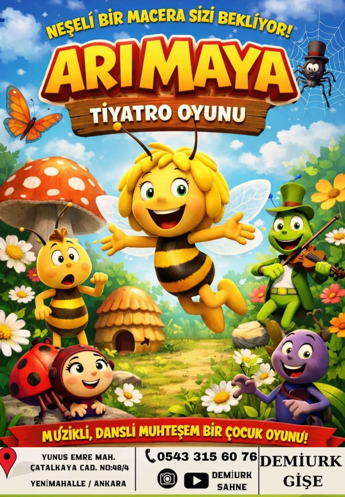 Arı Maya Çocuk Oyunu 