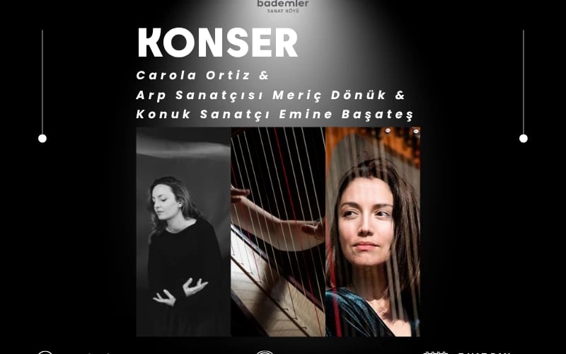 Arp Sanatçısı Meriç Dönük  - Carola Ortiz – Emine Başateş Konseri