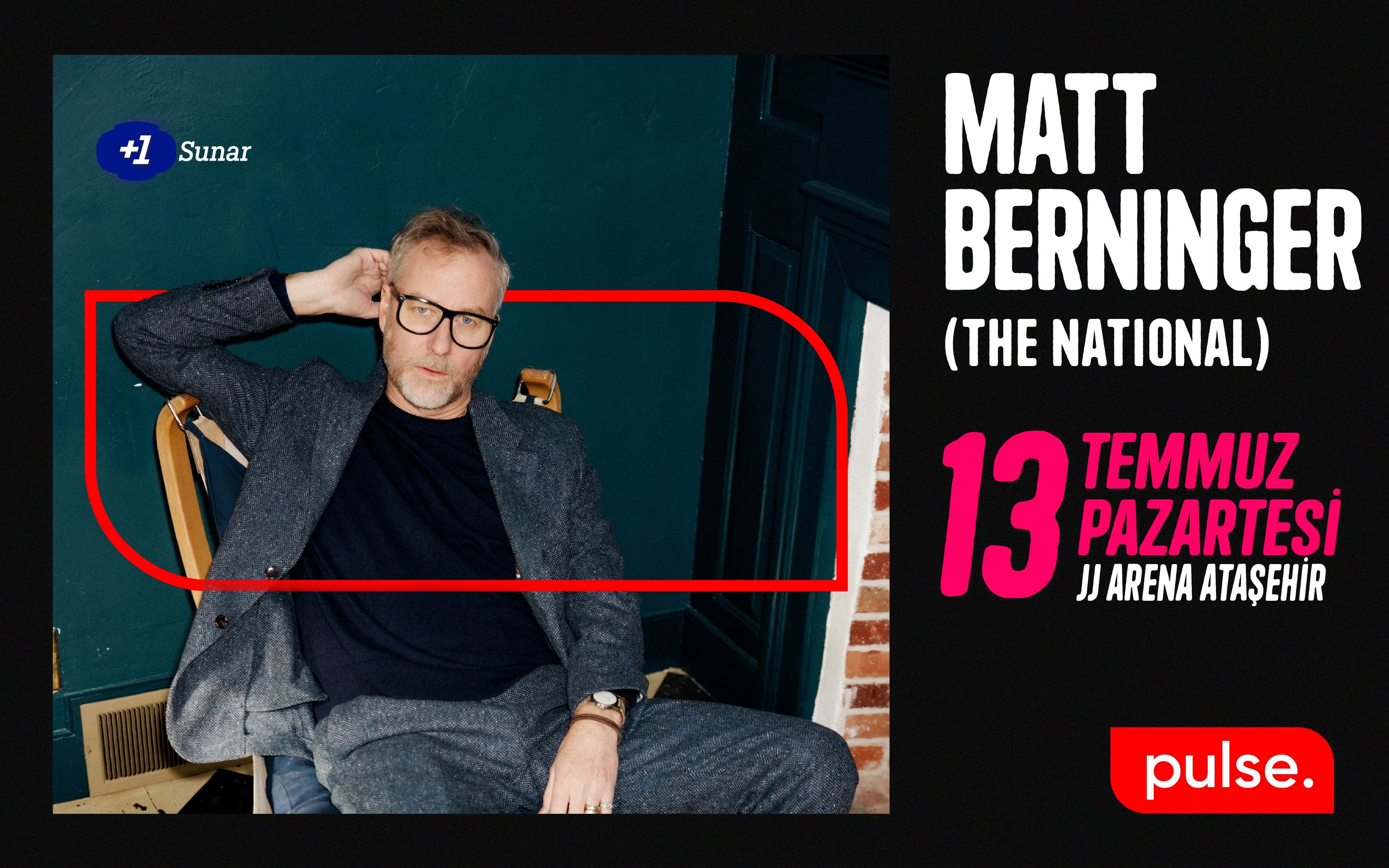 +1 Sunar: Matt Berninger poster