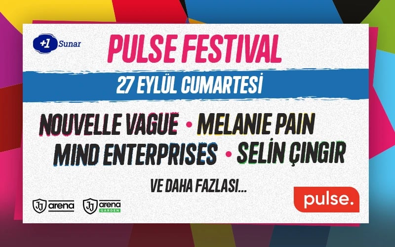 +1 Sunar: Pulse Festival / Nouvelle Vague, Mind Enterprises, Melanie Pain poster