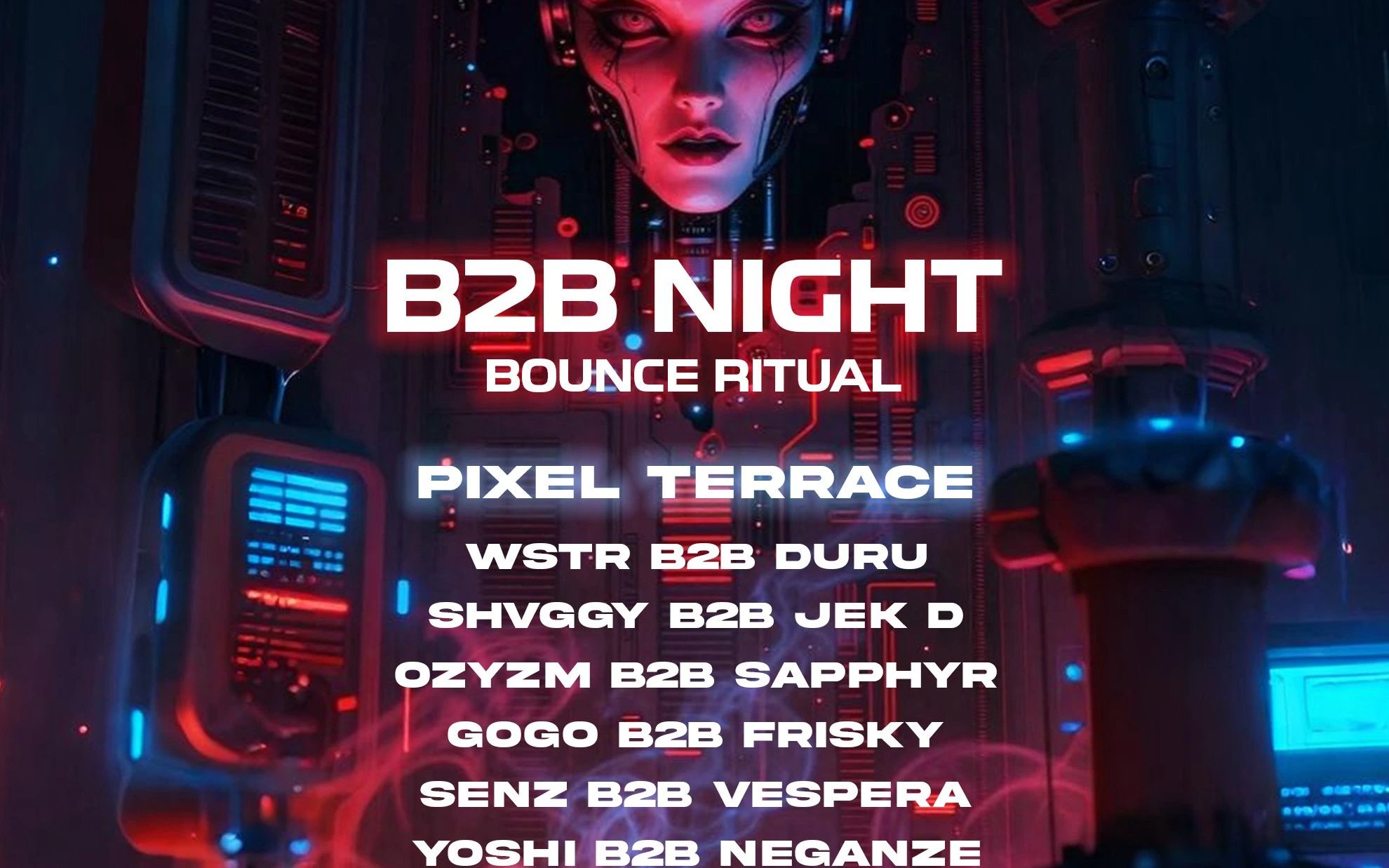 B2B NIGHT BOUNCE RITUAL poster