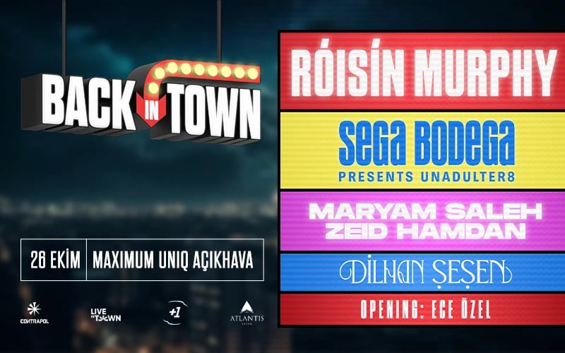 BACK IN TOWN FESTIVAL poster