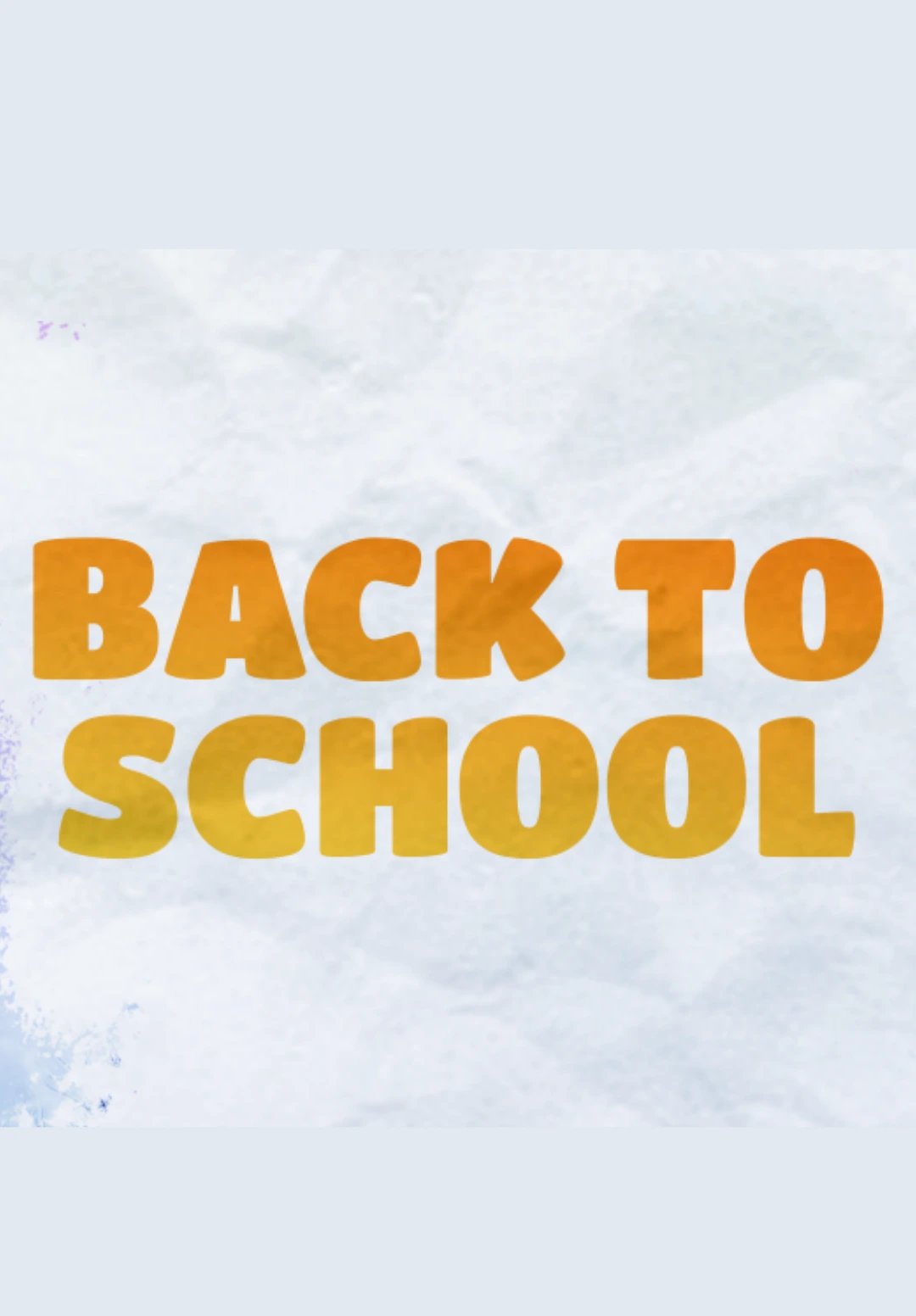 Back To School