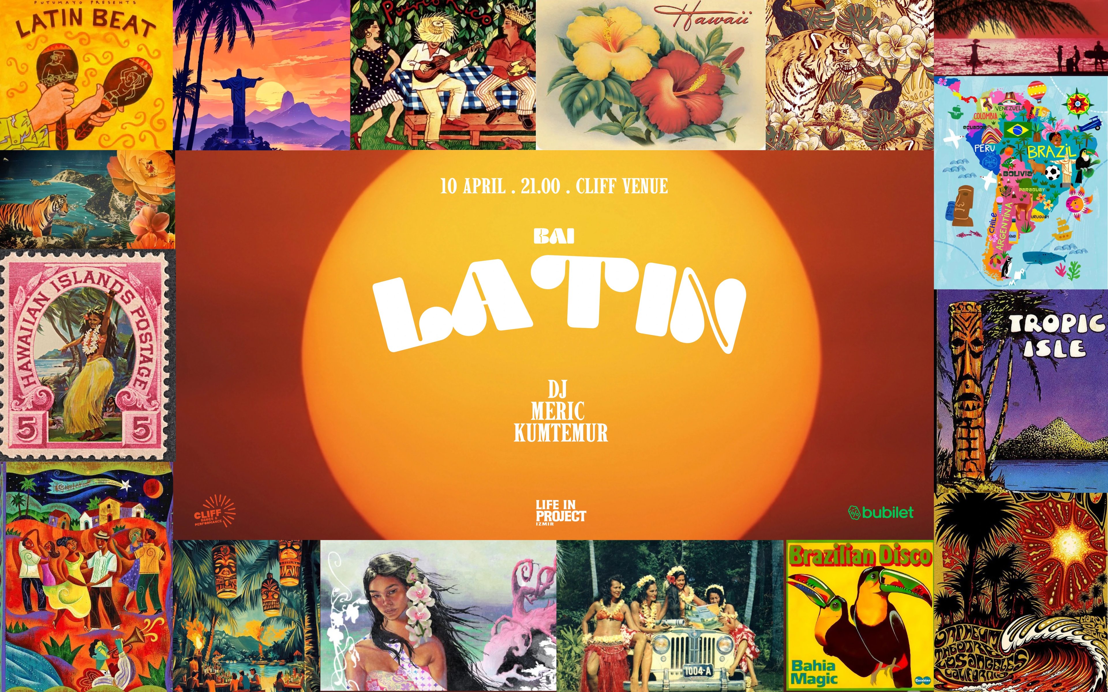 baiLATIN Party poster