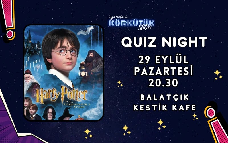 Balatçık Harry Potter Quiz Night