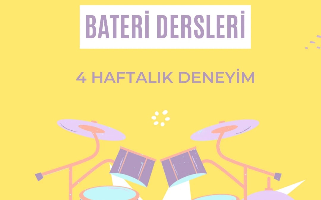 Bateri Dersleri (Çocuk ve Yetişkin) poster
