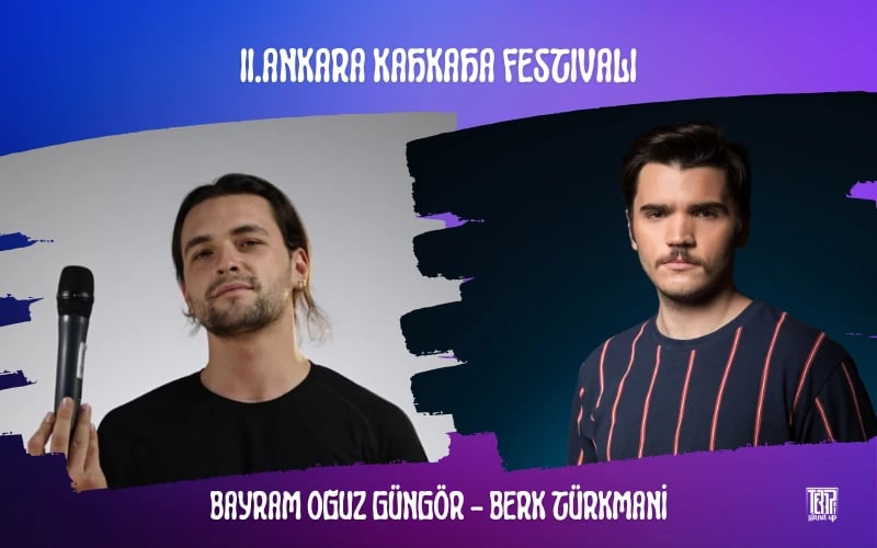 Bayram Oğuz Güngör / Berk Türkmani - II. Ankara Kahkaha Festivali poster