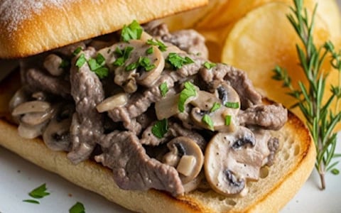 Beef Strogonof Sandwich Workshop poster