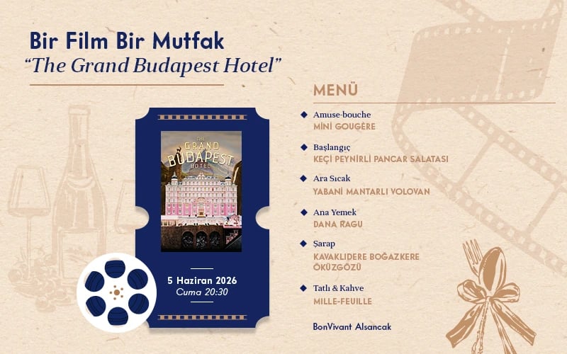 Bir Film Bir Mutfak – The Great Budapest Hotel poster