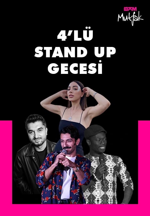 BKM Mutfak 4'lü Stand Up Gecesi