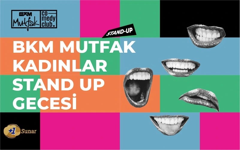 BKM Mutfak Kadınlar Stand Up Gecesi poster