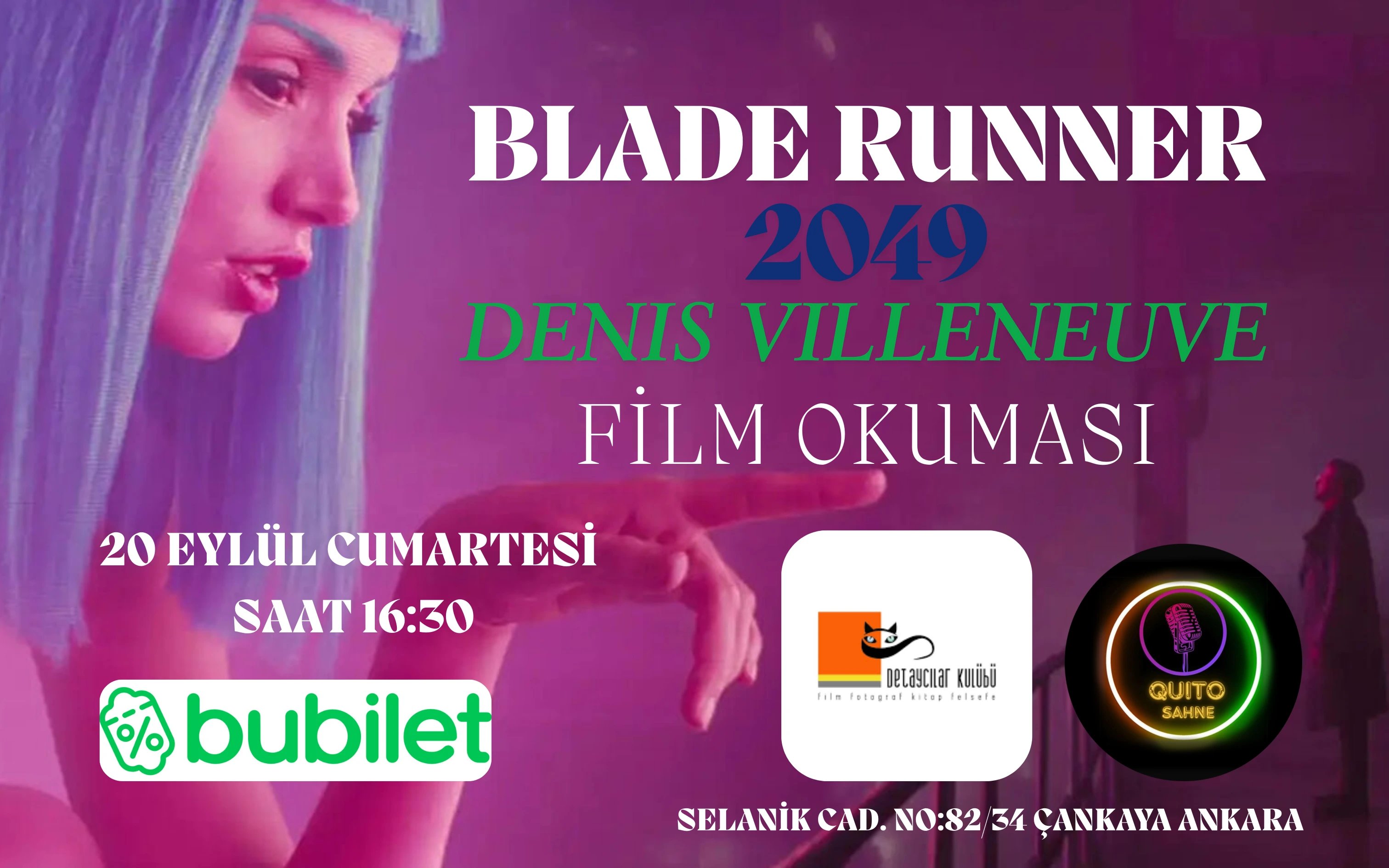 Blade Runner 2049 Film Okuması poster
