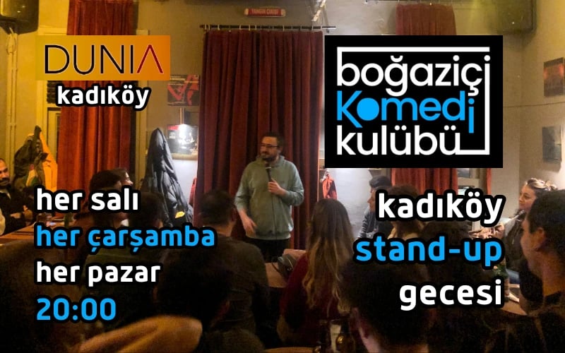 Boğaziçi Komedi Kulübü - Kadıköy Stand-up Gecesi poster