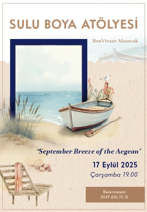 BonVivant Suluboya Atölyesi: September Breeze of the Aegean