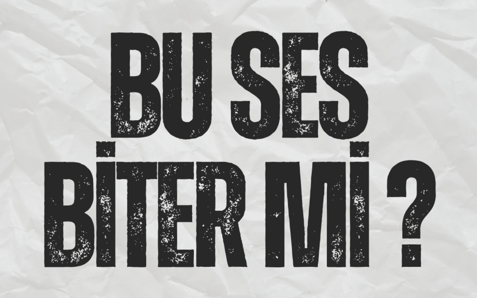 Bu Ses Biter mi? (Kurban Tribüte) poster