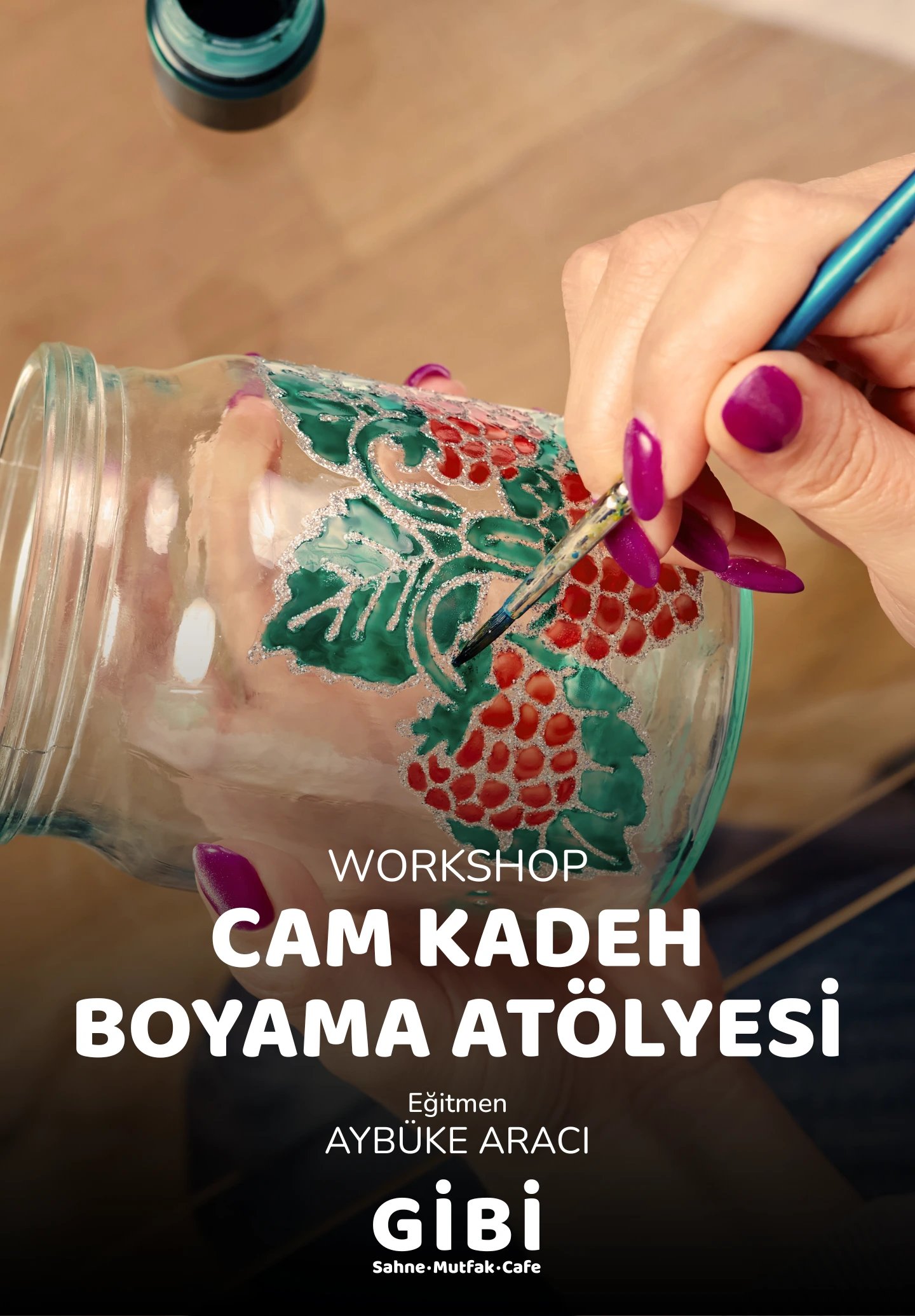 Cam Kadeh Boyama Atölyesi