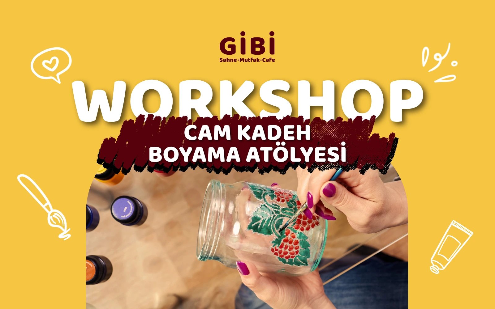 Cam Kadeh Boyama Atölyesi poster