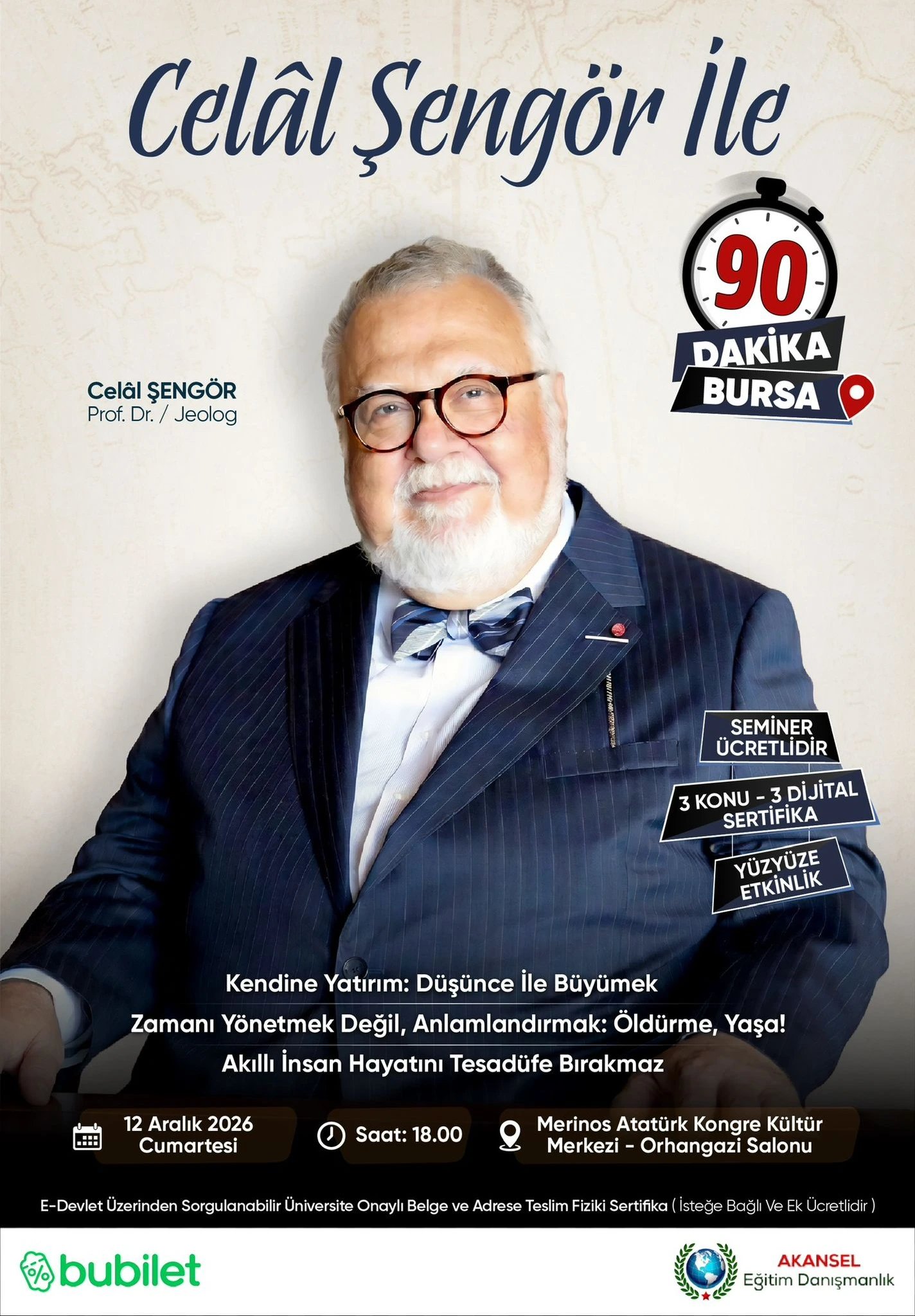 Celal Şengör ile 90 Dakika - Bursa