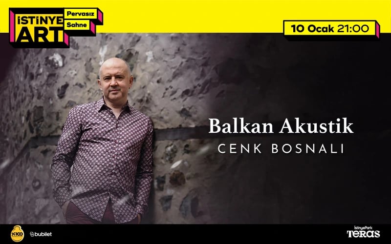 Cenk Bosnalı Balkan Akustik poster