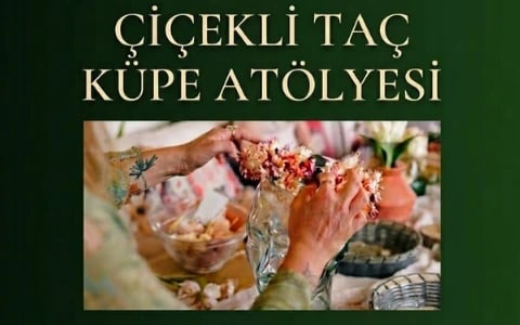 Çiçekli Taç-Küpe Tasarım Atölyesi
