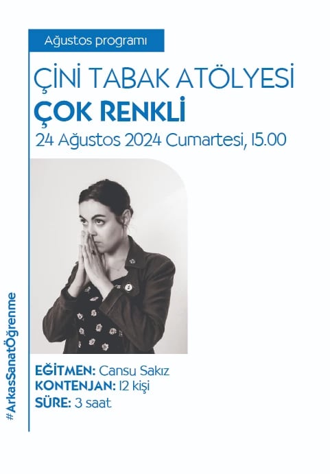 Çini Tabak Atölyesi (Çok Renkli)