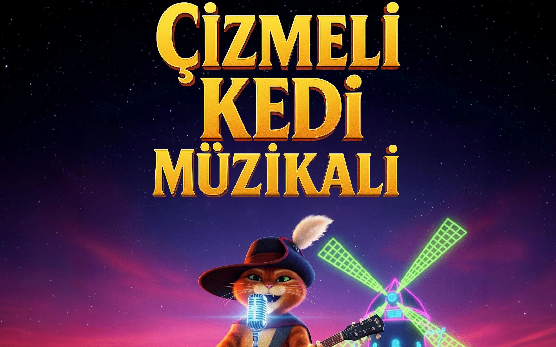 Çizmeli Kedi Müzikali poster
