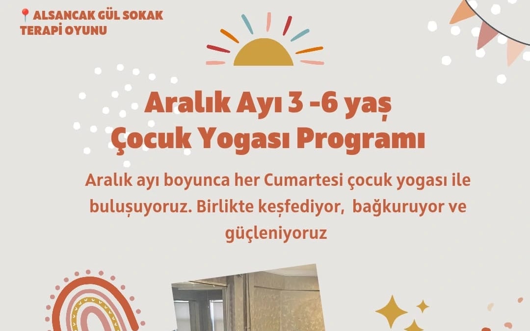 Çocuk Yoga Programı poster