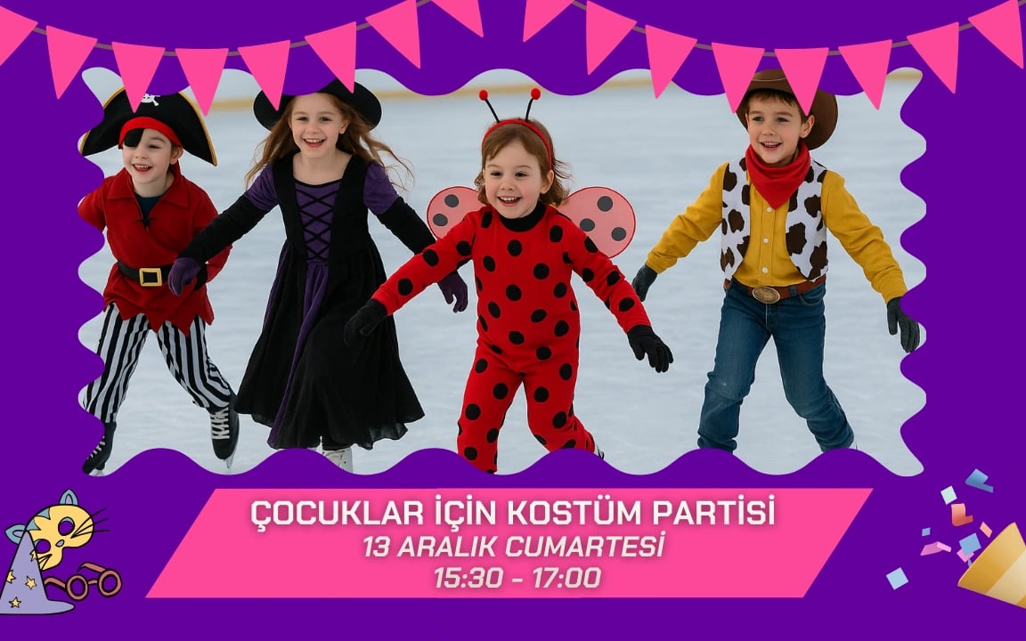 Çocuklar İçin Buz Üstünde Kostüm Partisi poster