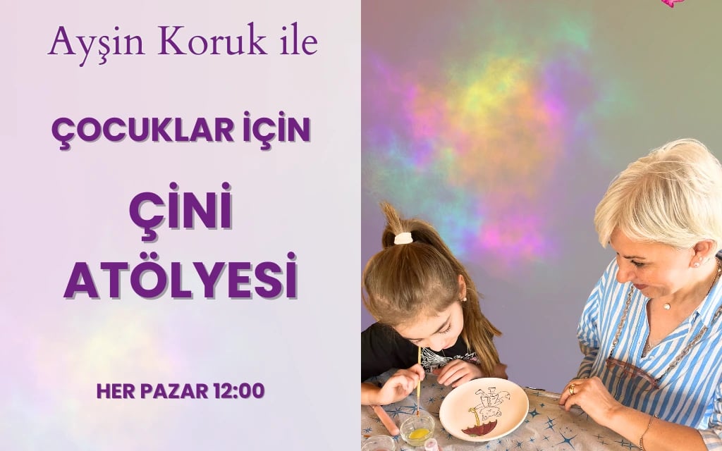 Çocuklar İçin Çini Atölyesi  poster