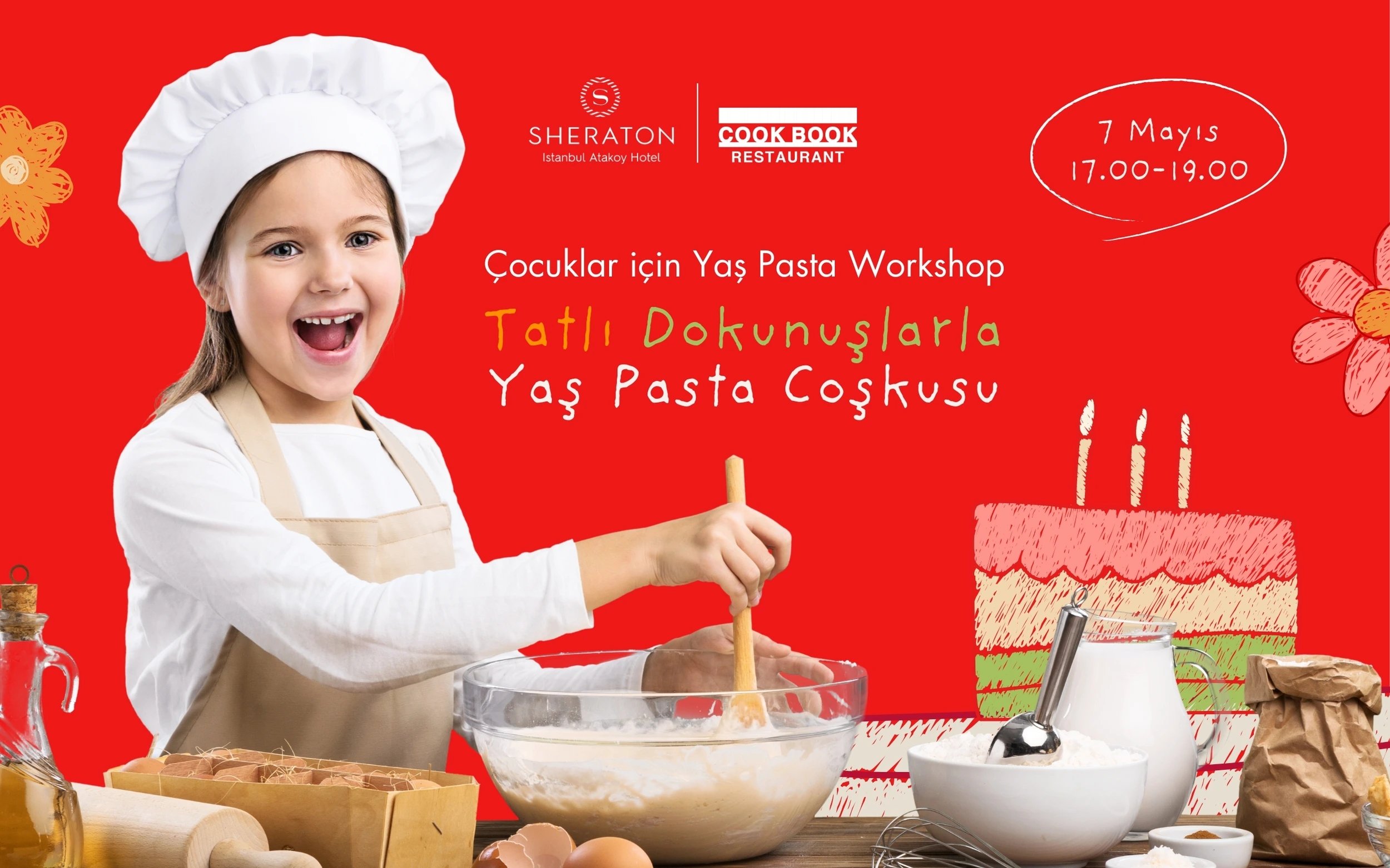 Çocuklar İçin Yaş Pasta Workshop