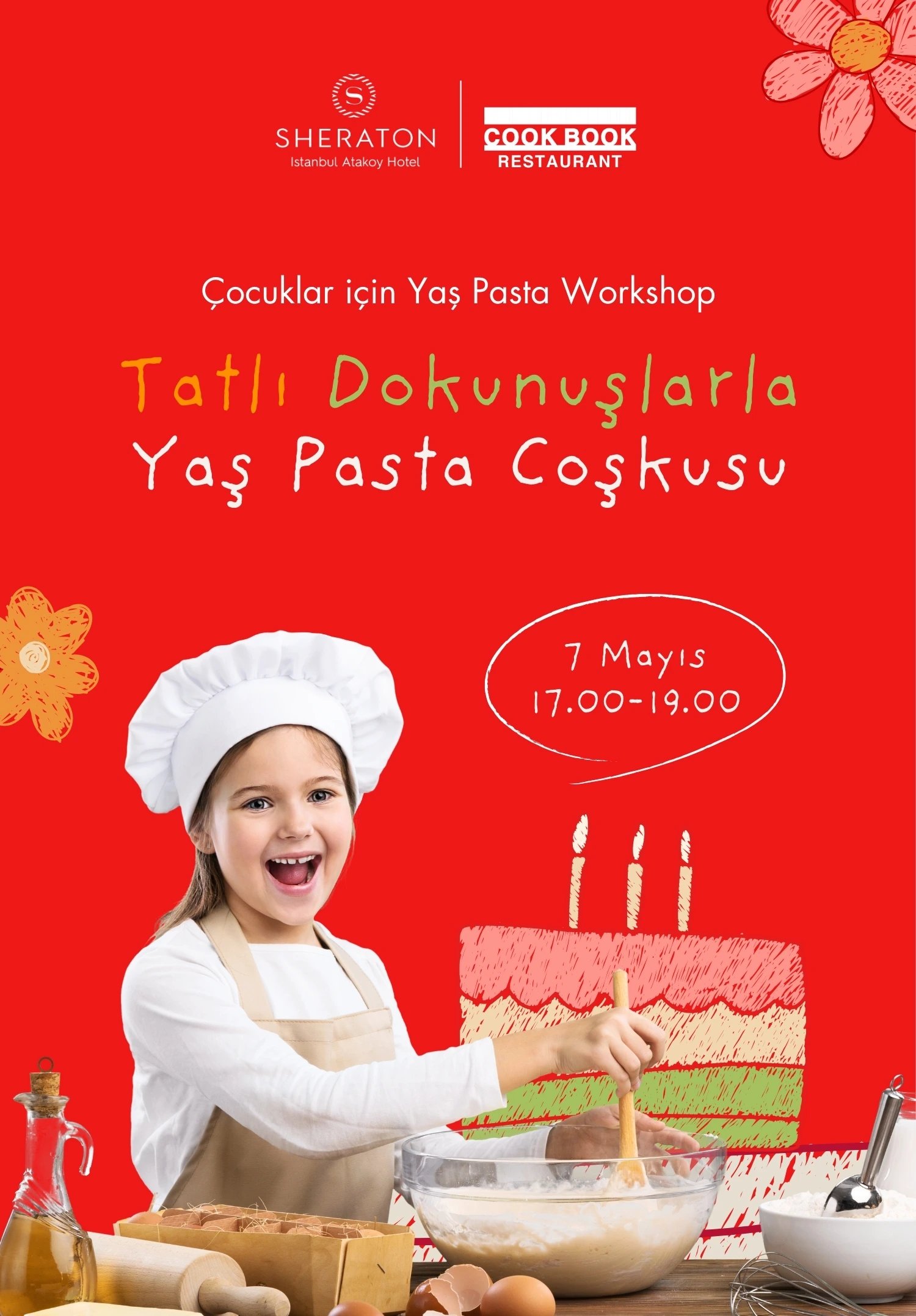 Çocuklar İçin Yaş Pasta Workshop