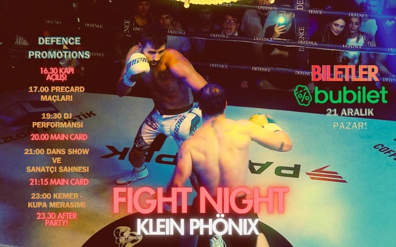 Defence Promotions Fight Night poster