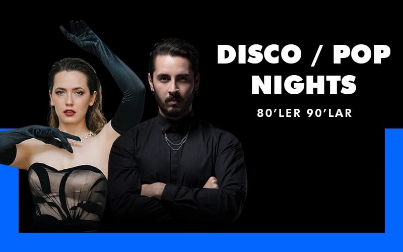 DISCO POP NIGHT-80’ler 90’lar poster