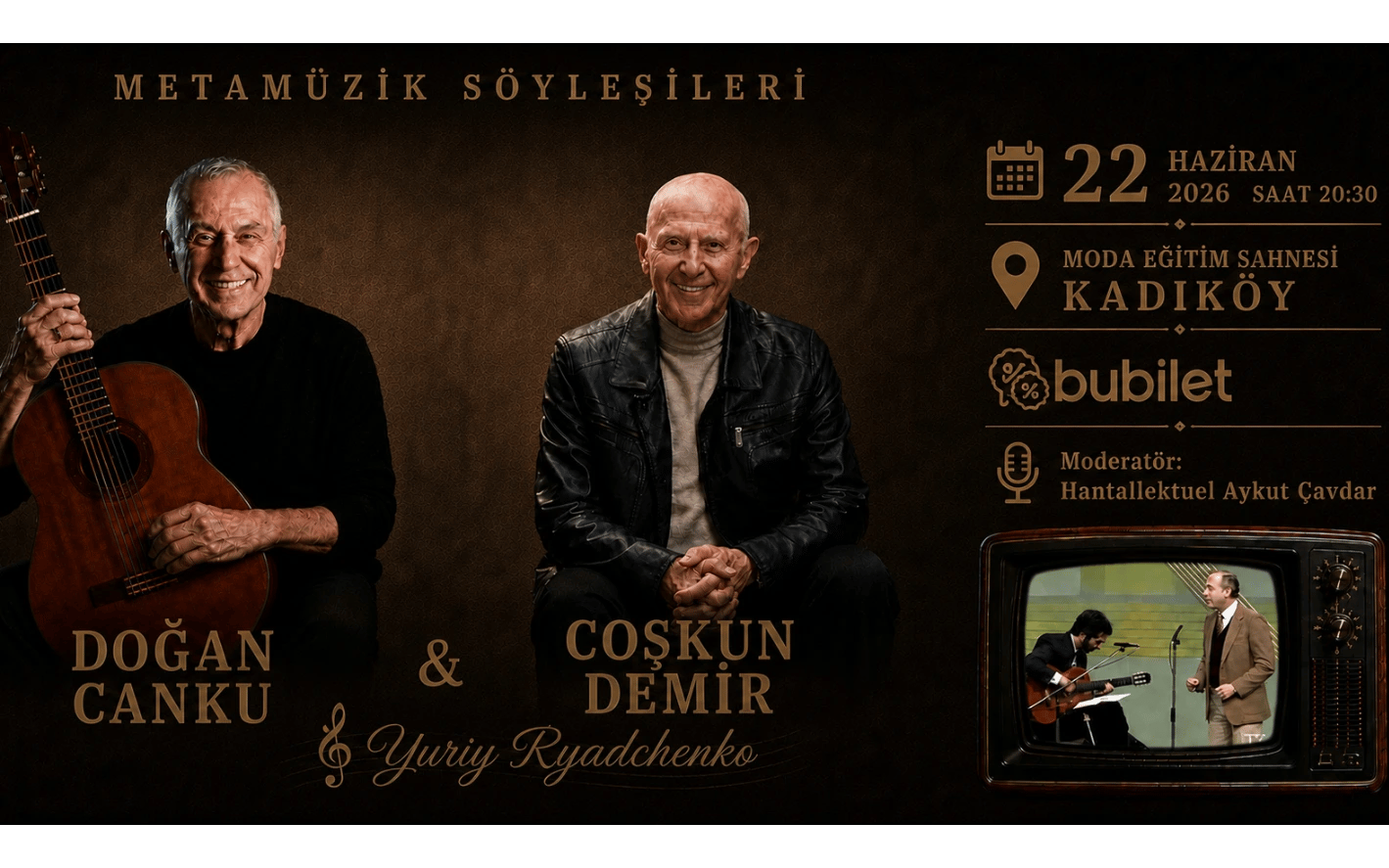 Doğan Canku & Coşkun Demir Metamüzik Söyleşileri poster