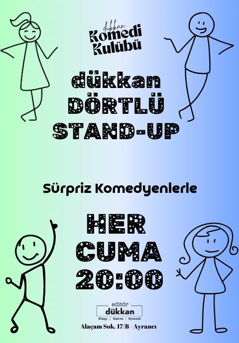 Dükkan Komedi Kulübü - 4'lü Stand-Up