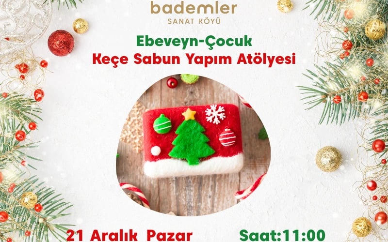 Ebeveyn-Çocuk Keçe Sabun Yapım Atölyesi poster