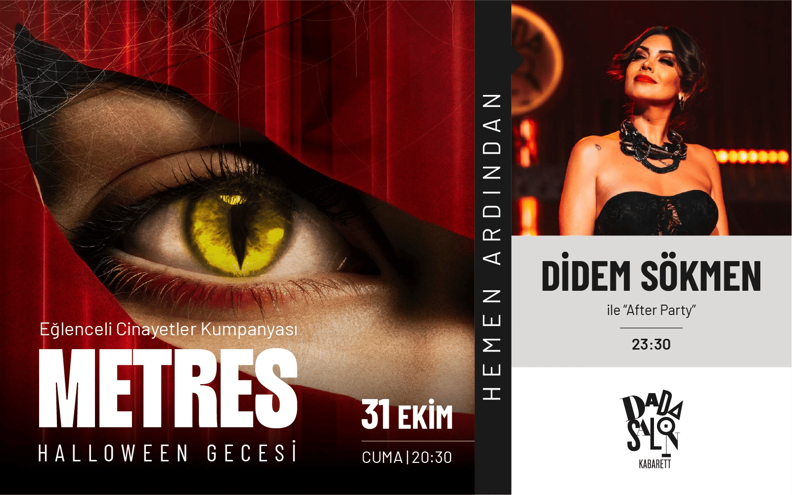 Eğlenceli Cinayetler Kumpanyası ''Metres Gazino Özel'' Halloween Gecesi poster