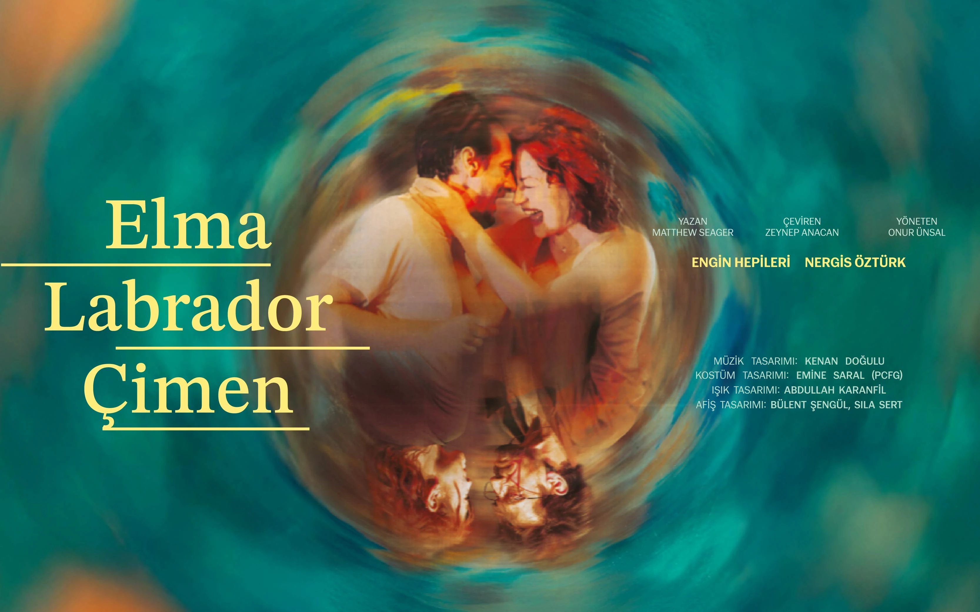 Elma Labrador Çimen poster