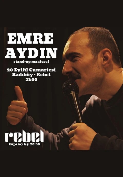 Emre Aydın "stand-up maalesef" Tek Kişilik Gösteri