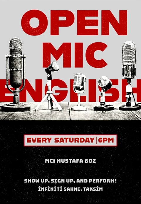 English Stand up Taksim Open Mic