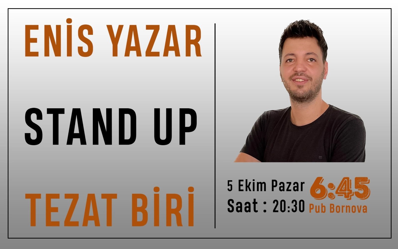 Enis Yazar Stand Up ''Tezat Biri'' poster