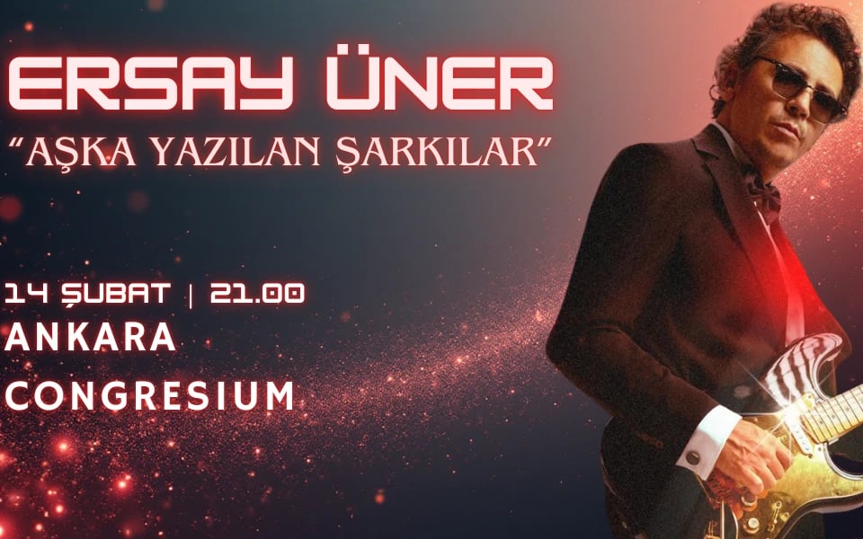 Ersay Üner "Aşka Yazılanlar" Sevgililer Günü Konseri poster