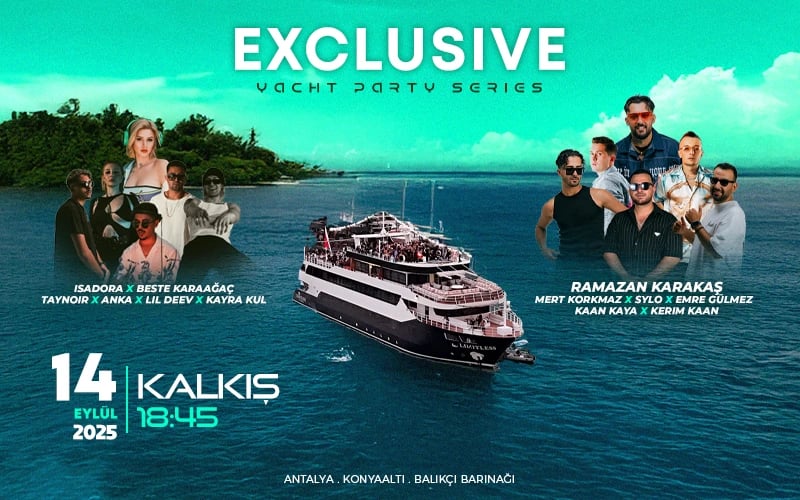 EXCLUSIVE YACHT PARTY SERIES poster