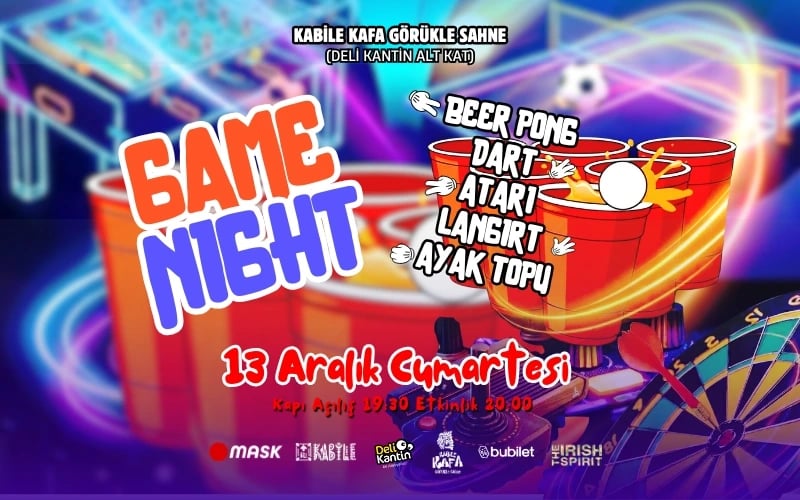 Game Night-Beer Pong Party - Furkan Arnas ile poster