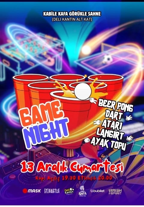 Game Night-Beer Pong Party - Furkan Arnas ile